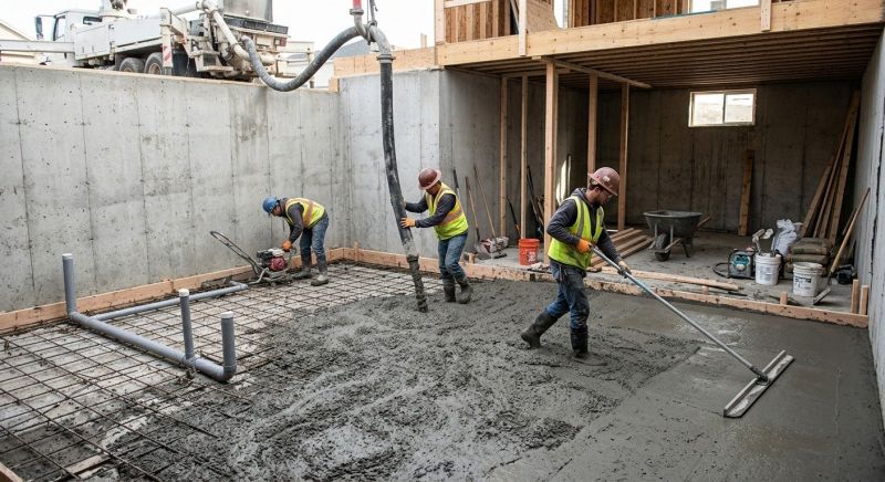 Basement Concrete Installation in Key Biscayne, FL