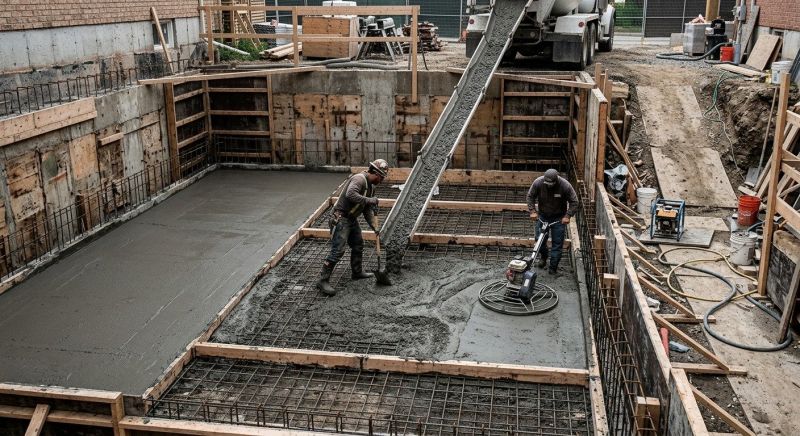 Basement Concrete Installation in Miami Beach, FL