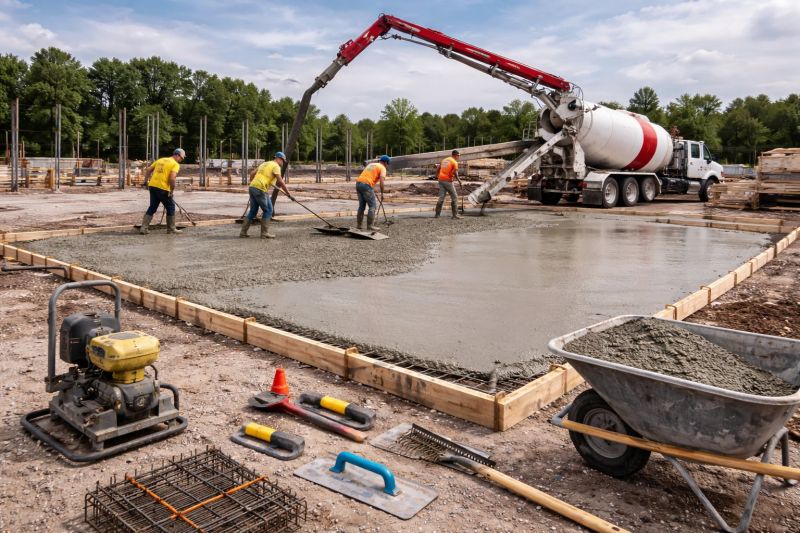 Commercial Slab Construction in Opa Locka, FL