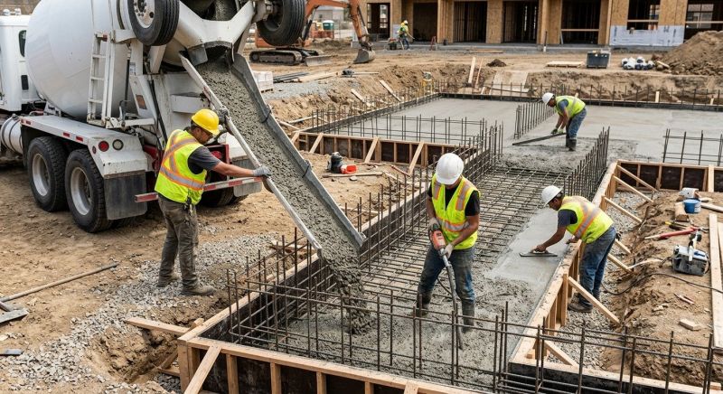 Foundation Wall Pouring in Hialeah, FL