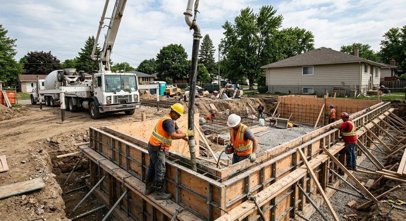Foundation Wall Pouring in Key Biscayne, FL
