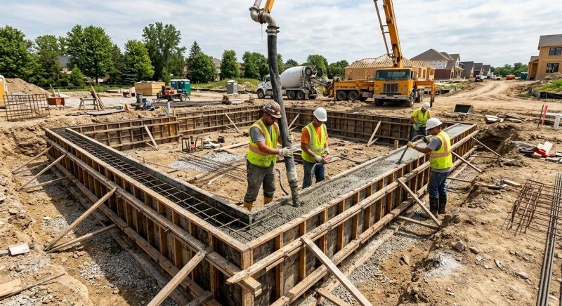 Foundation Wall Pouring in Miami, FL