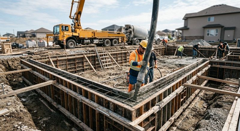 Foundation Wall Pouring in Miami Dade County, FL