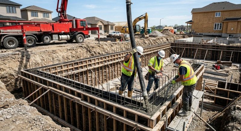 Foundation Wall Pouring in Miami Dade County, FL